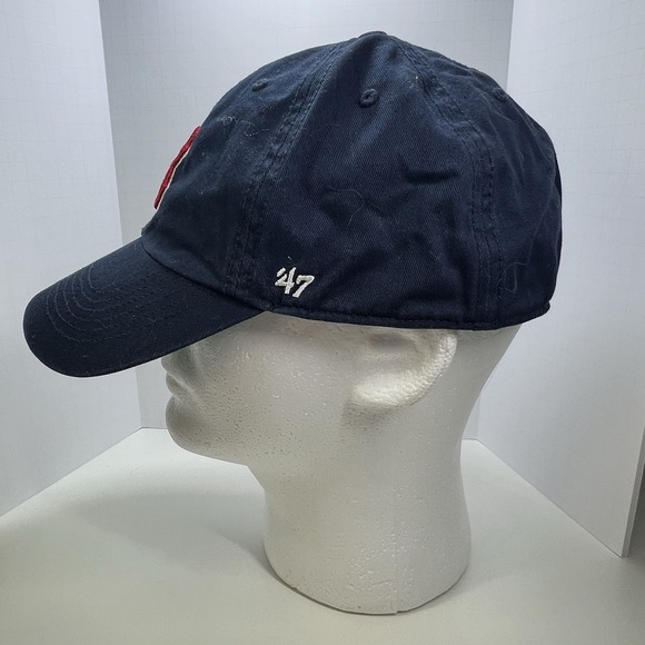Boston Red Sox Hat 47 Brand Navy Blue Fenway Park Collection Fitted XL Cap - Picture 2 of 7